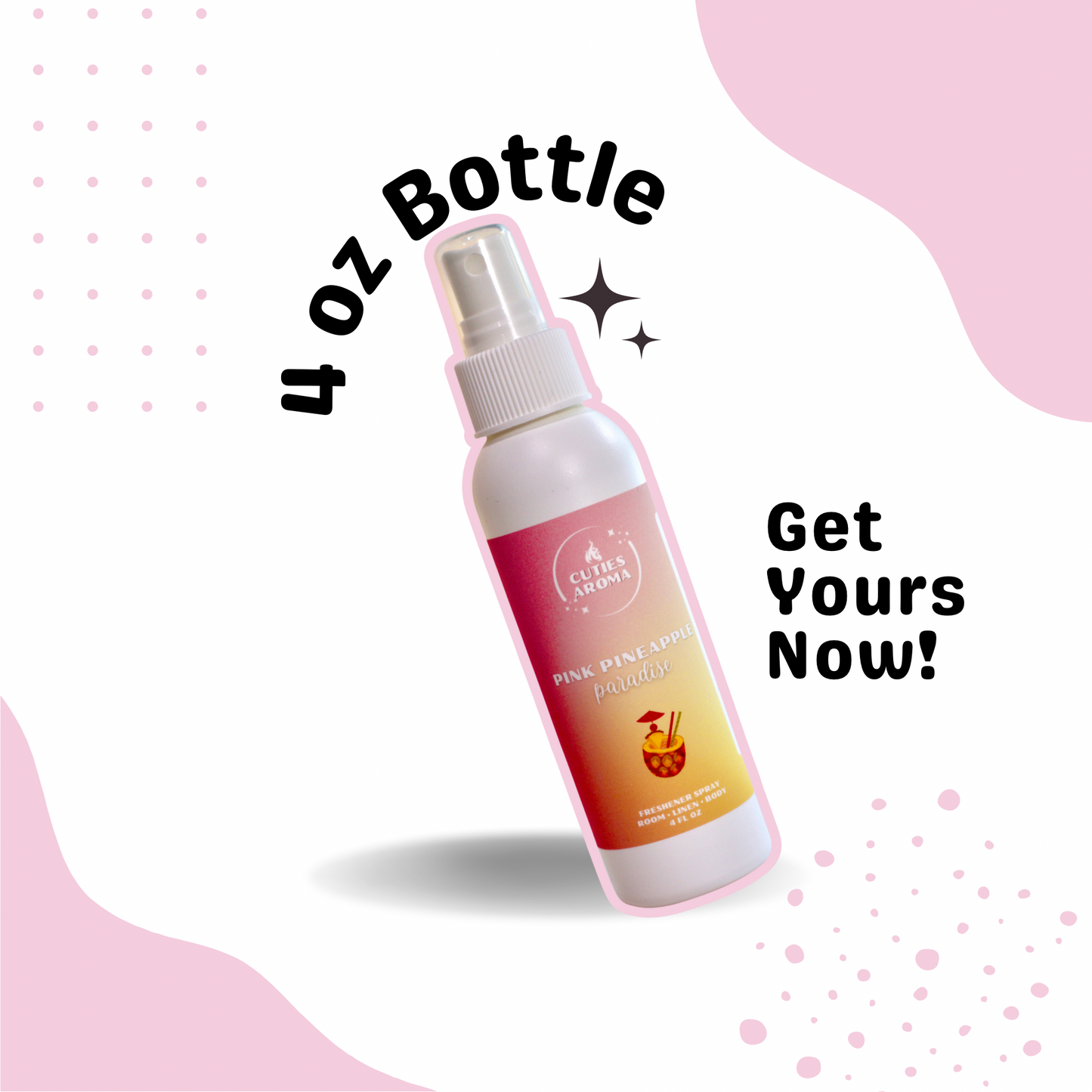 Pink Pineapple Paradise - All In One Spray •Linen •Body •Car •Air Freshener & More