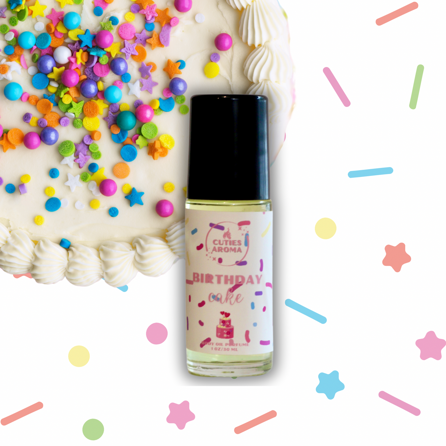 Birthday Cake Roll On Body Oil Perfume