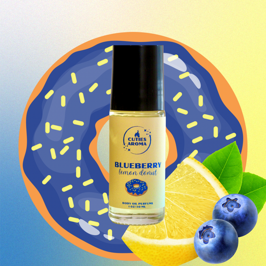 Blueberry Lemon Donut Roll On Body Oil Perfume