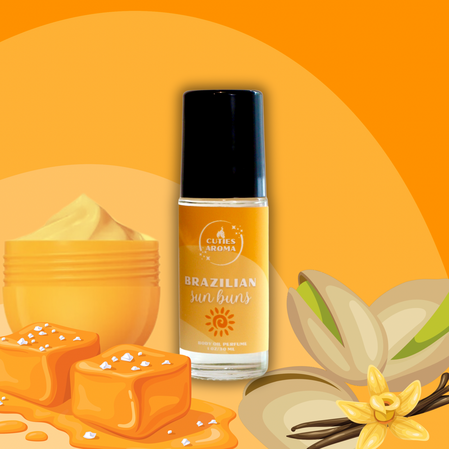 Brazilian Sun Buns (Bum Bum) Roll On Body Oil Perfume