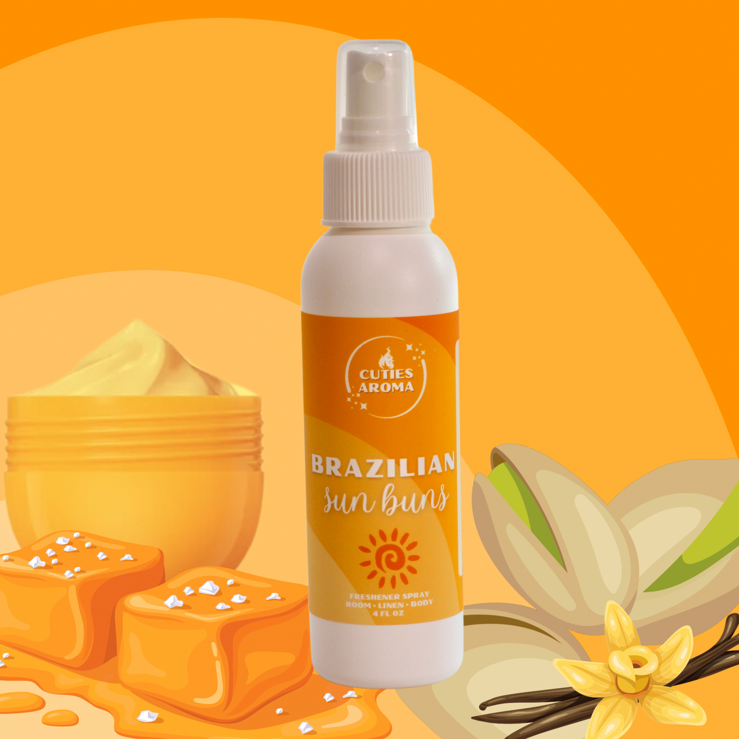 Brazilian Sun Buns (Bum Bum) - All In One Spray •Linen •Body •Car •Air Freshener & More