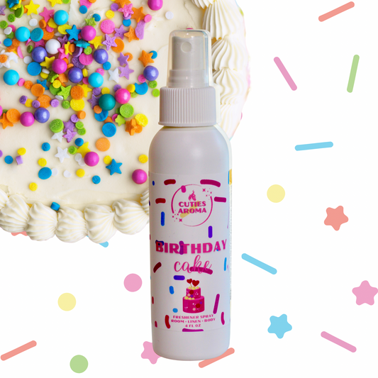 Birthday Cake - All In One Spray •Linen •Body •Car •Air Freshener & More
