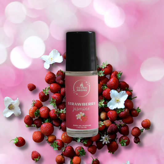 Strawberry Jasmine Roll On Body Oil Perfume