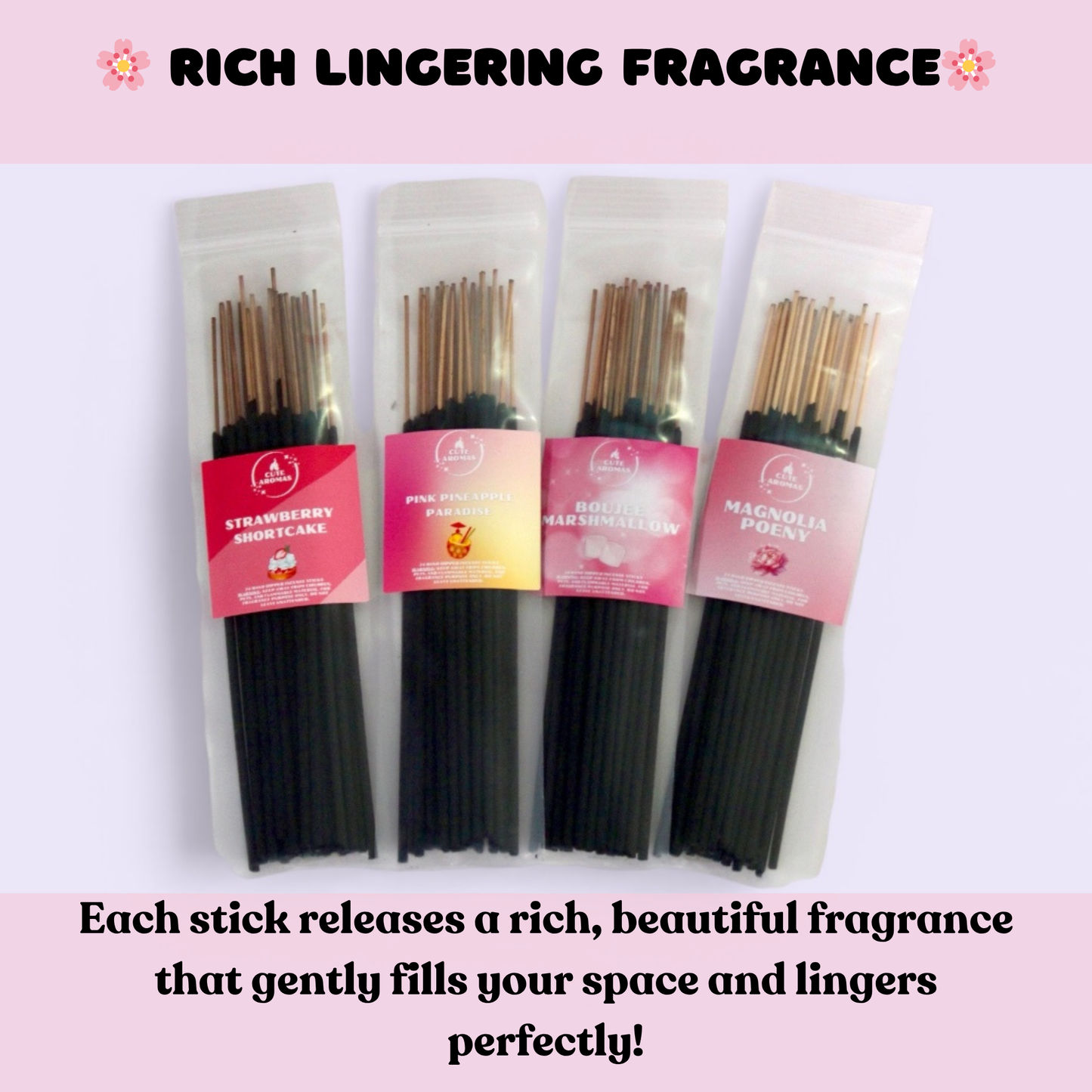 Incense Sticks, 24 Hand Dipped Incense