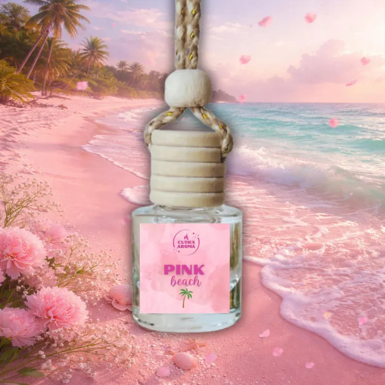 Pink Beach Car Diffuser - Car Freshener