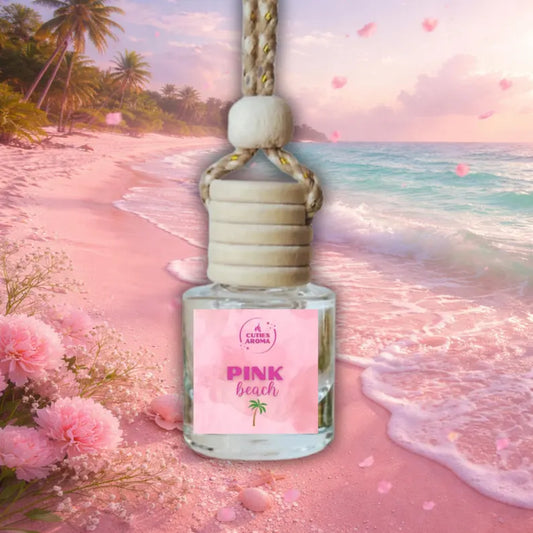 Pink Beach Car Diffuser - Car Freshener