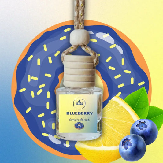 Blueberry Lemon Donut Car Diffuser - Car Freshener