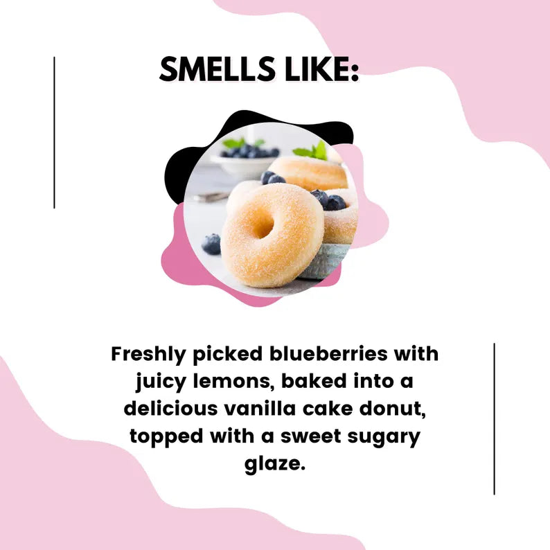Blueberry Lemon Donut Car Diffuser - Car Freshener