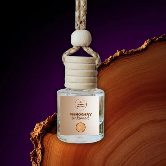 Mahogany Teakwood Car Diffuser - Car Freshener