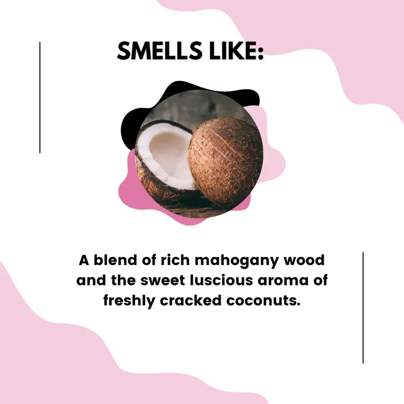 Mahogany Coconut Car Diffuser - Car Freshener