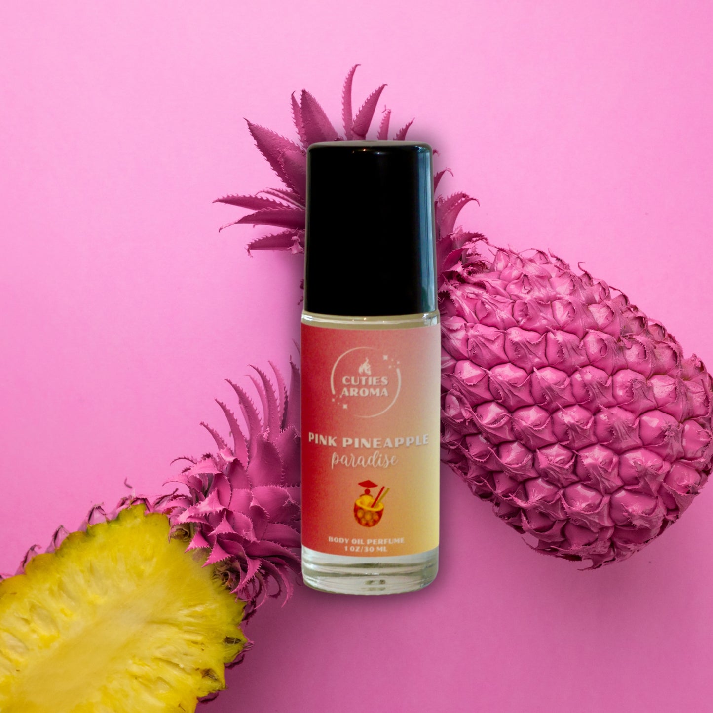Pink Pineapple Paradise Roll On Body Oil Perfume