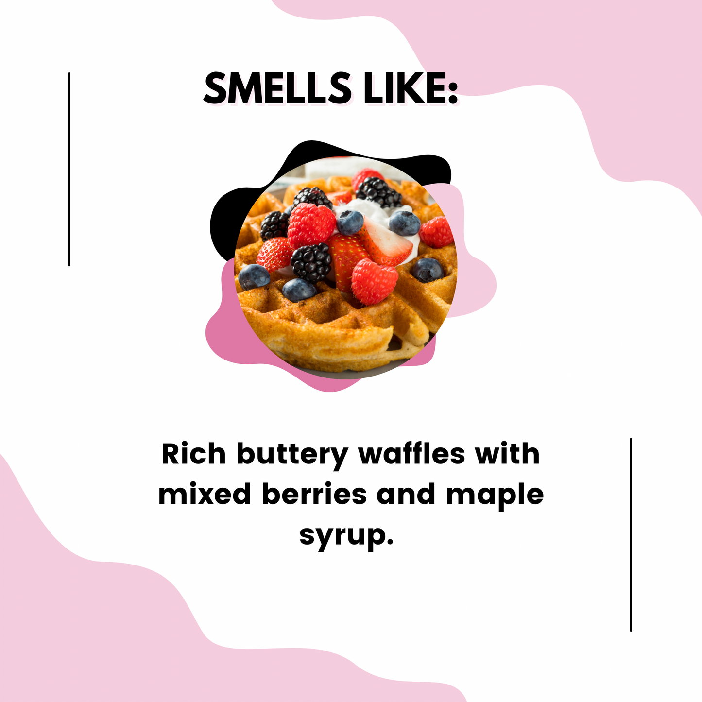 Mixed Berry Waffles Wax Melt Shapes