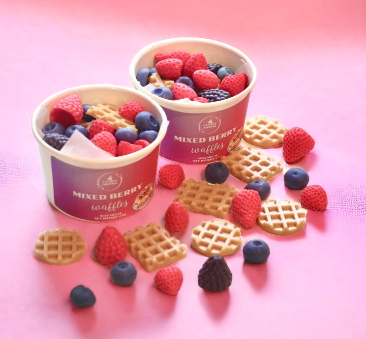 Mixed Berry Waffles Wax Melt Shapes