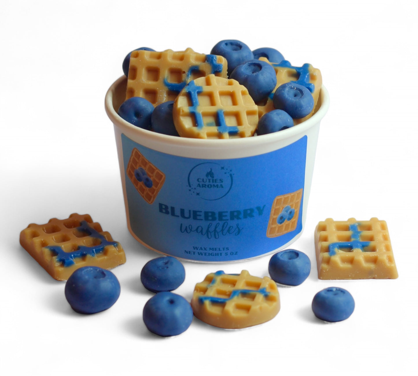Blueberry Waffles Wax Melt Shapes