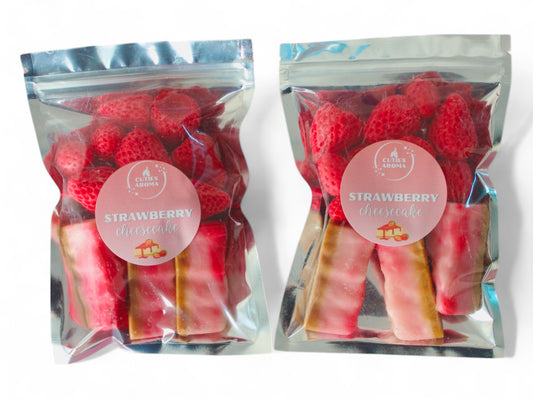 Strawberry Cheesecake Wax Melt Shapes